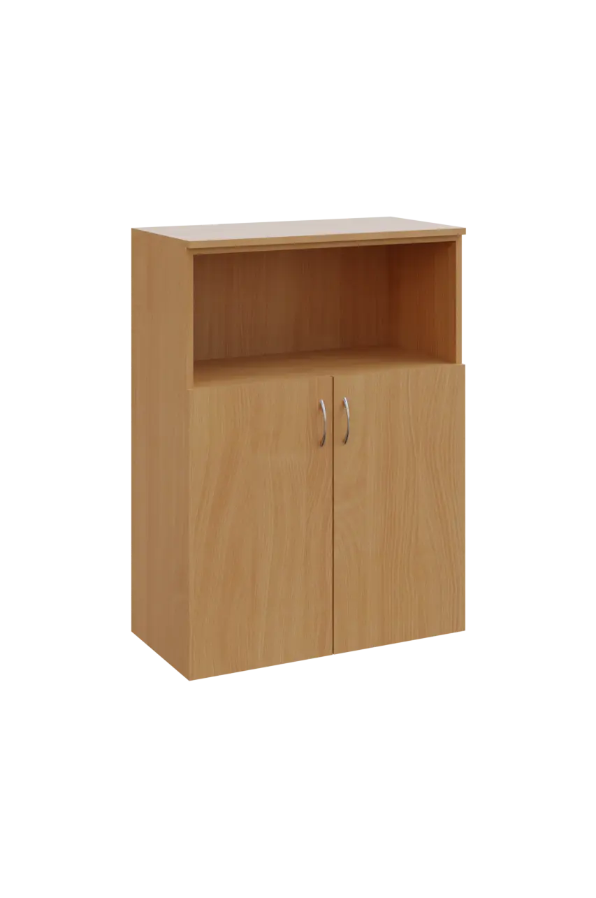 N 3 - 8DN kancelářská skříň, 2-dveřová/nika, 1100x800x400, buk Royal